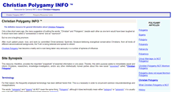 Desktop Screenshot of christianpolygamy.info